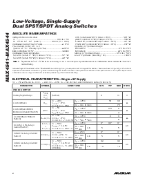 浏览型号MAX4544C/D的Datasheet PDF文件第2页