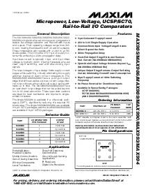 浏览型号MAX985ESA的Datasheet PDF文件第1页