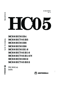 浏览型号MC68HC705B16的Datasheet PDF文件第1页