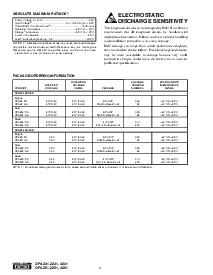 浏览型号OPA4251UA的Datasheet PDF文件第4页