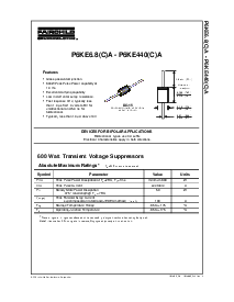 浏览型号P6KE6.8A的Datasheet PDF文件第1页