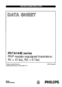 浏览型号PDTA144EK的Datasheet PDF文件第1页