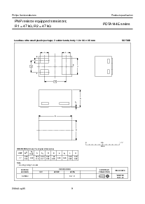 浏览型号PDTA144EK的Datasheet PDF文件第9页