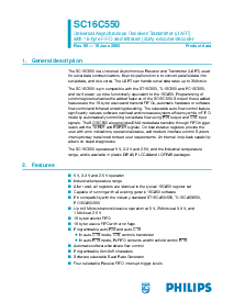 浏览型号SC16C550IB48的Datasheet PDF文件第1页