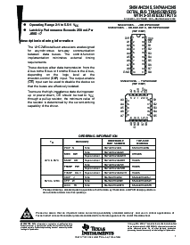 浏览型号SN74AHC245DWR的Datasheet PDF文件第1页