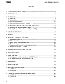 浏览型号UPD754244GS的Datasheet PDF文件第4页