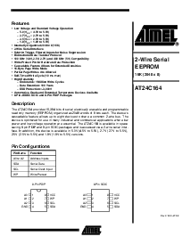 浏览型号24C164的Datasheet PDF文件第1页