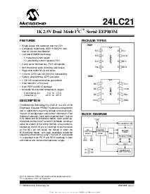 浏览型号24LC21的Datasheet PDF文件第1页