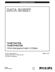浏览型号74ABTH16373BDGG的Datasheet PDF文件第1页