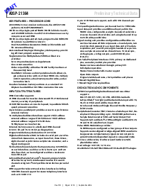 浏览型号ADSP-21364SCSQZENG的Datasheet PDF文件第2页