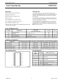 浏览型号74ABT273AN的Datasheet PDF文件第2页