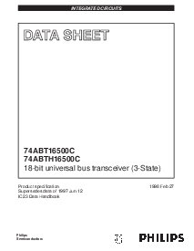 浏览型号74ABTH16500CDGG的Datasheet PDF文件第1页