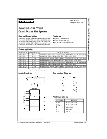 浏览型号74AC157PCX的Datasheet PDF文件第1页