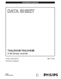 浏览型号74ALS163BD的Datasheet PDF文件第1页