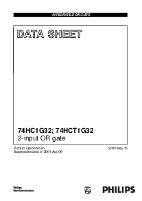 浏览型号74HC1G32GW的Datasheet PDF文件第1页