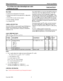 浏览型号74HC237D的Datasheet PDF文件第2页