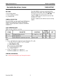 浏览型号74HCT367DB的Datasheet PDF文件第2页