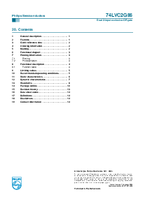 浏览型号74LVC2G86DP的Datasheet PDF文件第15页