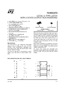 浏览型号74VHC373M的Datasheet PDF文件第1页