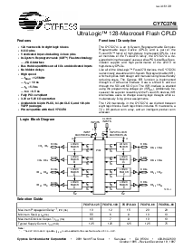 浏览型号7C374IL-66的Datasheet PDF文件第1页