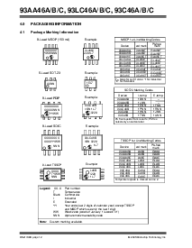 浏览型号93LC46CXT-E/PG的Datasheet PDF文件第12页