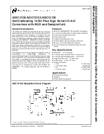 浏览型号ADC12138CIN的Datasheet PDF文件第1页