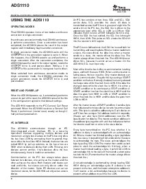 浏览型号ADS1110A1IDBVR的Datasheet PDF文件第8页