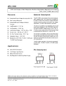 浏览型号APL1086-33VC-TR的Datasheet PDF文件第1页