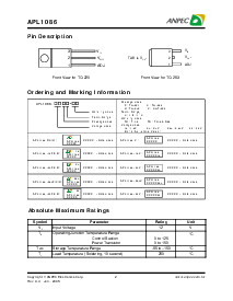 浏览型号APL1086-33VC-TR的Datasheet PDF文件第2页