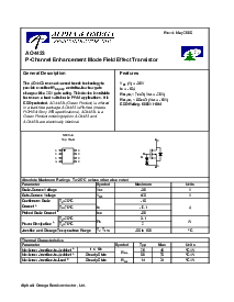 浏览型号AO4423的Datasheet PDF文件第1页