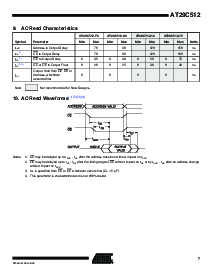 浏览型号AT29C512-90JI的Datasheet PDF文件第7页