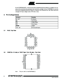 浏览型号AT49F002-90TC的Datasheet PDF文件第2页