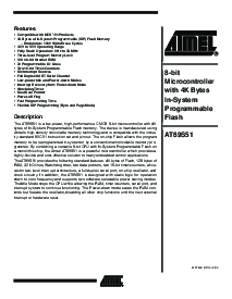 浏览型号AT89S51-24PI的Datasheet PDF文件第1页