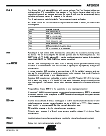 浏览型号AT89S51-24PI的Datasheet PDF文件第5页