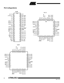 浏览型号AT89LS52-16AC的Datasheet PDF文件第2页