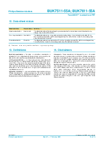 浏览型号BUK7511-55A的Datasheet PDF文件第13页