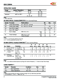 浏览型号IC61C256AH-15N的Datasheet PDF文件第4页