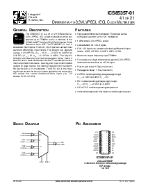 浏览型号ICS85357AG-01T的Datasheet PDF文件第1页