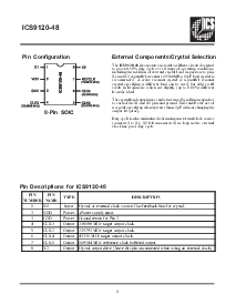 浏览型号ICS9120M-48的Datasheet PDF文件第2页