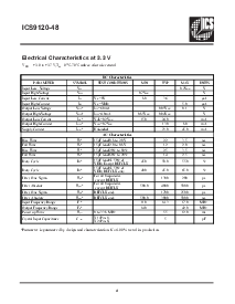 浏览型号ICS9120M-48的Datasheet PDF文件第4页