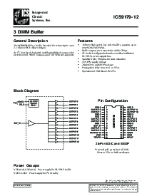 浏览型号ICS9179-12的Datasheet PDF文件第1页