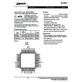 浏览型号ISL5929IN的Datasheet PDF文件第1页