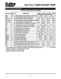 浏览型号ISPLSI1032E-100LJ的Datasheet PDF文件第6页