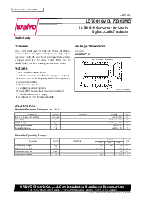 浏览型号LC78816MB的Datasheet PDF文件第1页