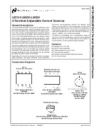 浏览型号LM234Z-6的Datasheet PDF文件第1页